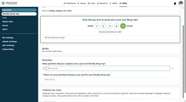 Click on Overview