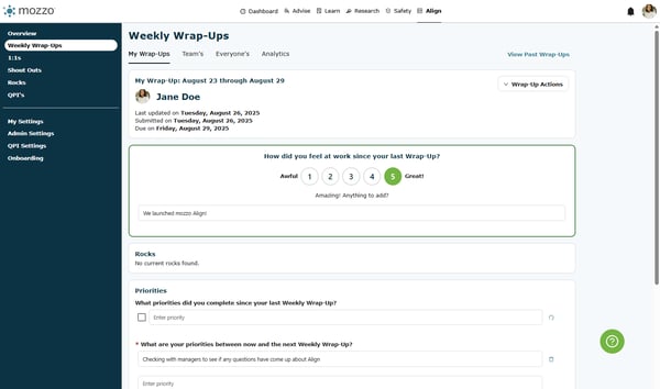 Open Dashboard field