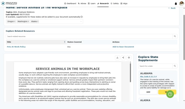 Topic Information (or Base Document)