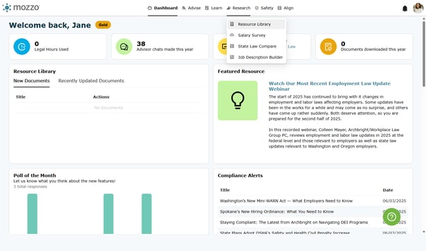 Navigate to the Resource Library