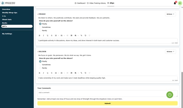 Click Submit