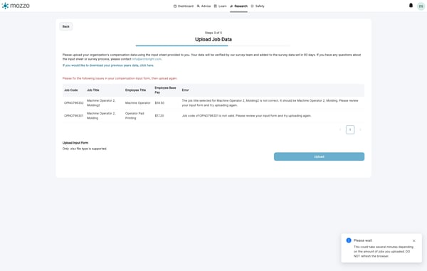 Fix incorrect data if found