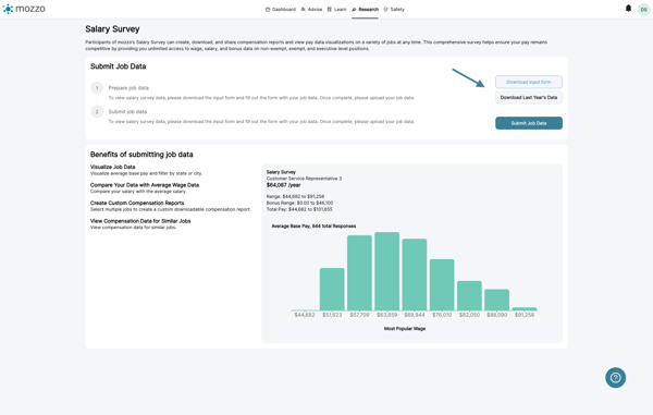 Download required input forms