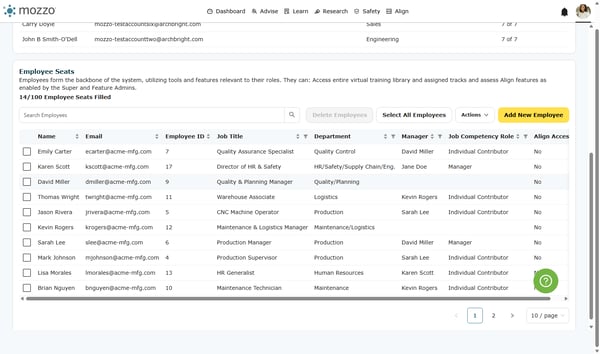 Assign or Change Managers for Others