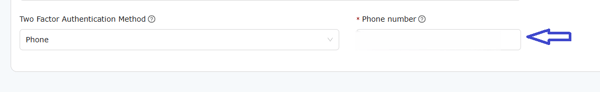 On the My Account tab, you may change your authentication method and/or your phone number.