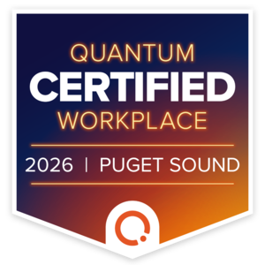 Quantum Certified Workplace Badge - 2026 PUGET SOUND Quantum Certified Workplace Badge - 2026 PUGET SOUND