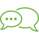 chat bubbles icon