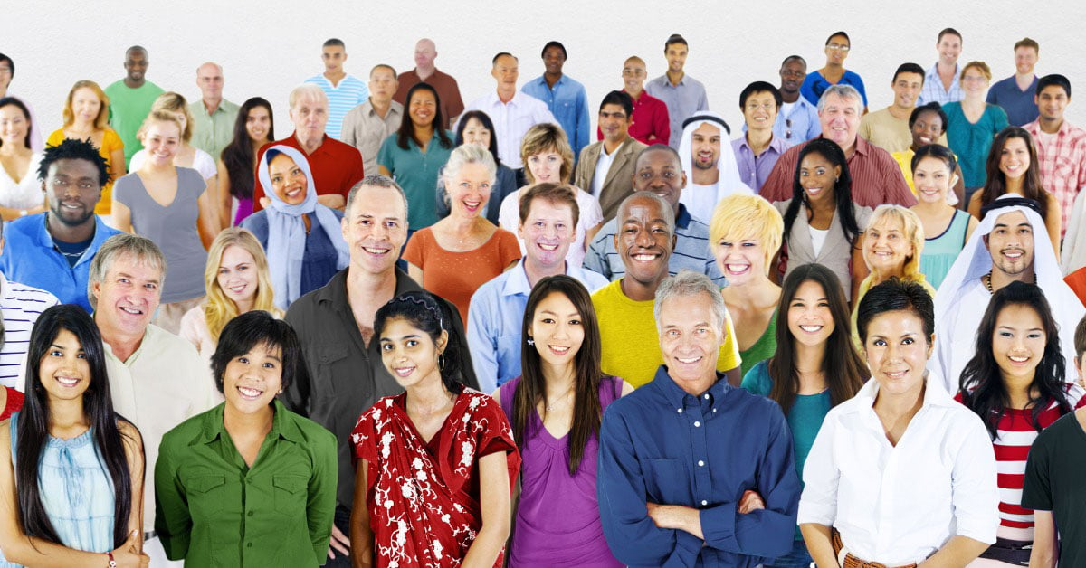 Diversity Large Group of People Multiethnic Concept