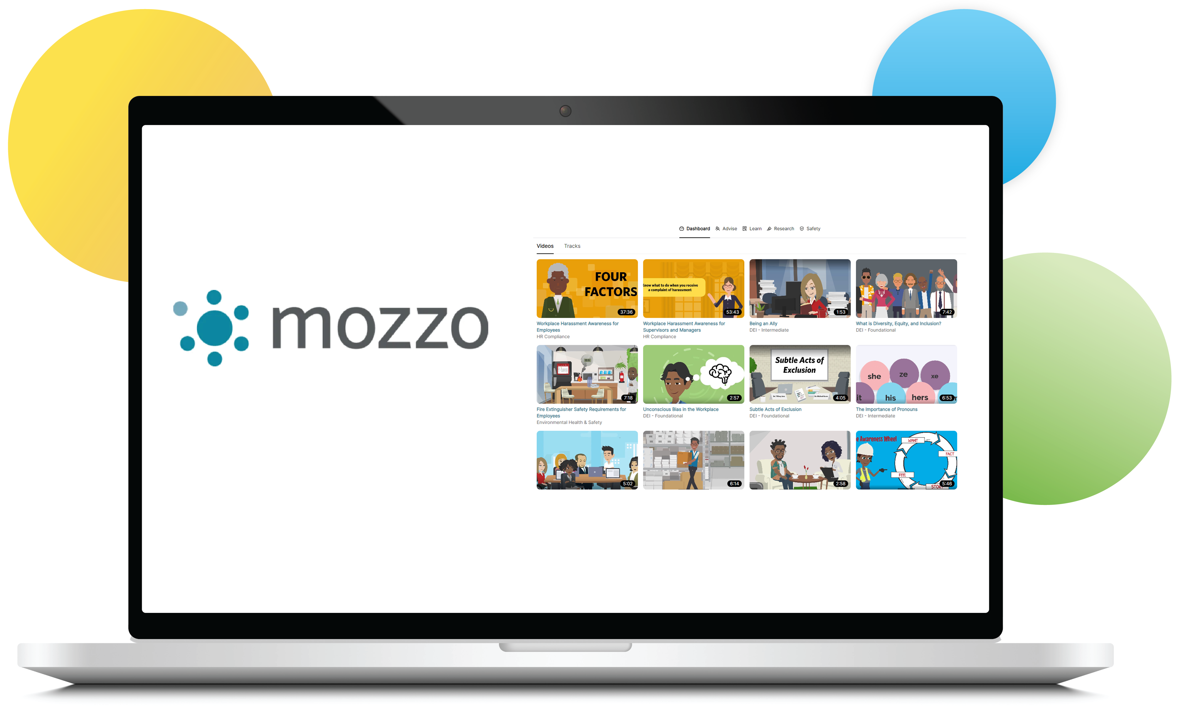mozzo Hero-video training library